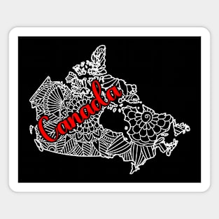 The Canadian Mandala Magnet